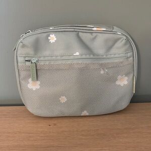 Calpak Sage Green Floral Tech Organizer